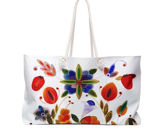 Weekender Bag - Ojibwe Floral