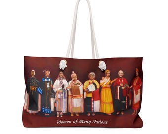 WLNAP 02  Women of Many Nations High End Weekender Bag