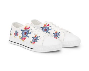 Blue Creation Turtle Men's Low Top Sneakers - 2 TO 3 Weeks to delivery time