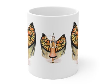 Monarch Butterfly Dancer - Ceramic Mug 11oz