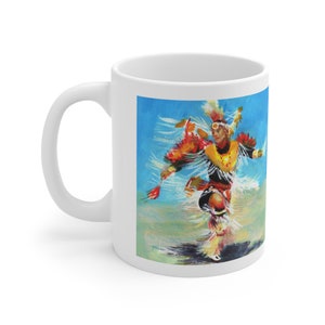 MEN DANCERS SERIES - Fancy Male Dancer - Ceramic Mug 11oz