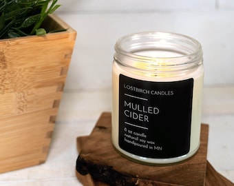 Apple Cider Soy Candle | Fall Scented, 8oz