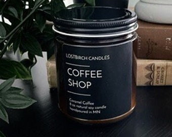 Coffee Shop - soy candle - coffee scented candle -coffee lover gift - coffee - coffee scent