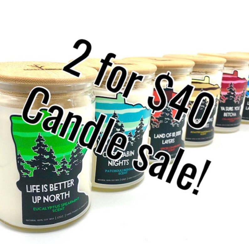 Minnesota Candle Minnesota Lover Minnesota Gift Soy Etsy