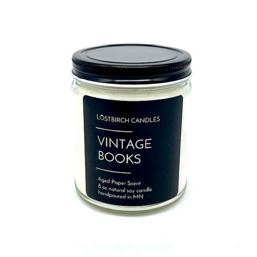 Book Inspired Candles Soy Candle Book Candles Etsy