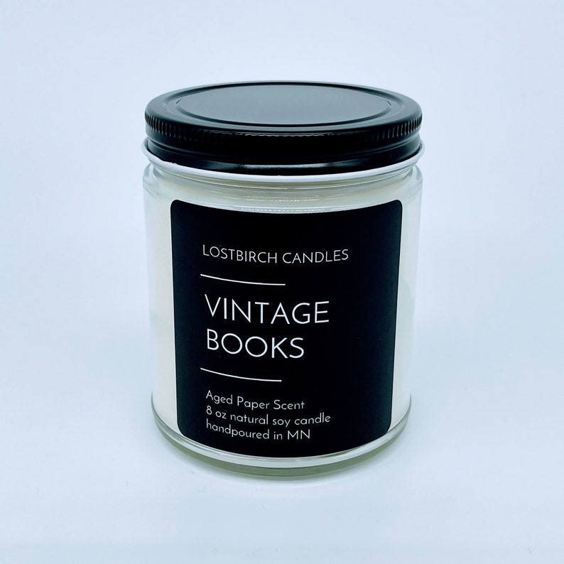 Book Candle Sale Book Inspired Scented Soy Candles soy candle book lover bookish candles book candles holiday candle image 3