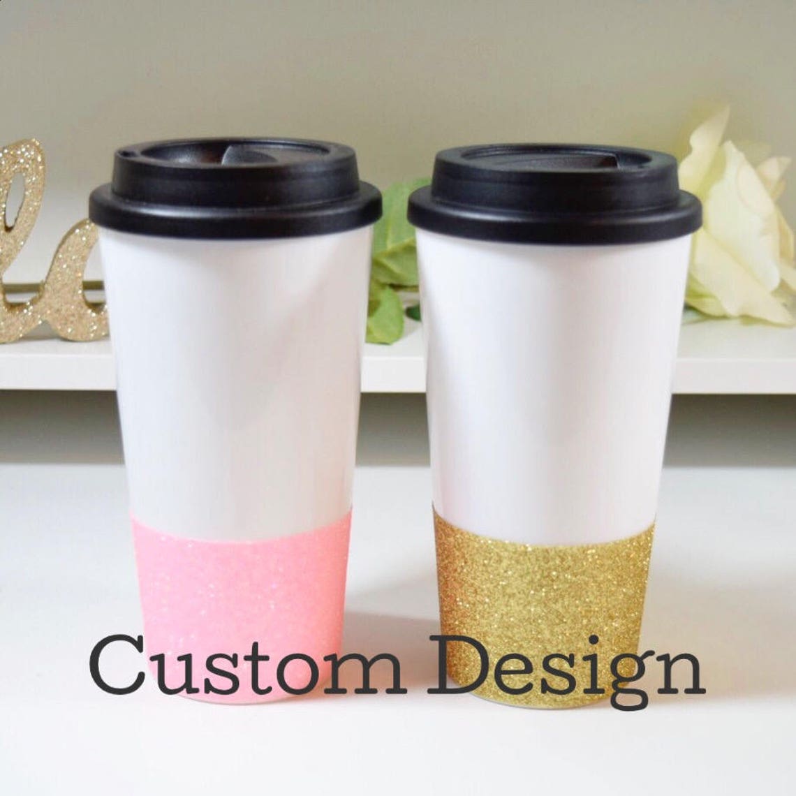 Custom Coffee Travel Mug Design Your Own Mug Travel Design Etsy