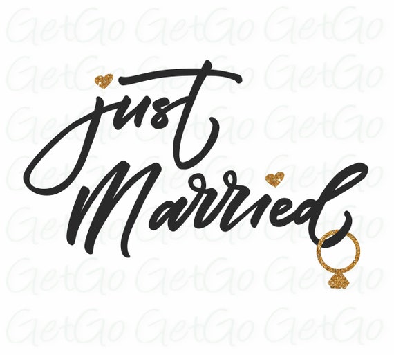 Download DIY Just Married SVG Newlywed Svg design Wedding Svg file ...