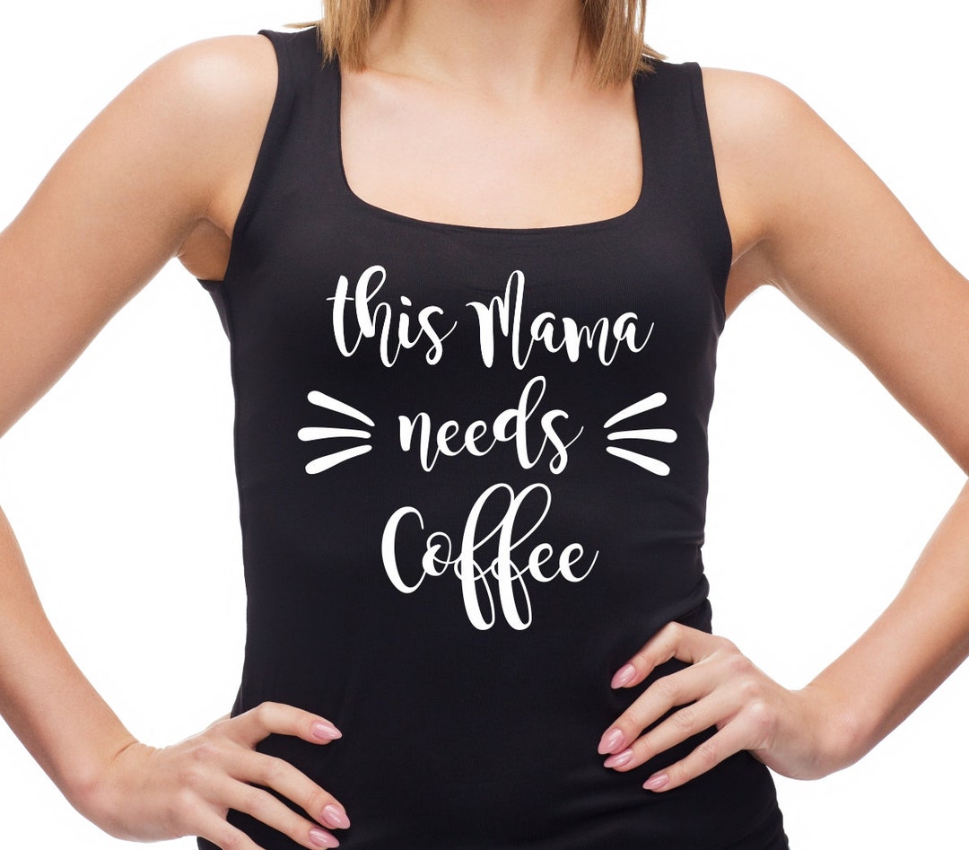 This Mama Needs Coffee SVG Cut File Handlettered Coffee - Etsy