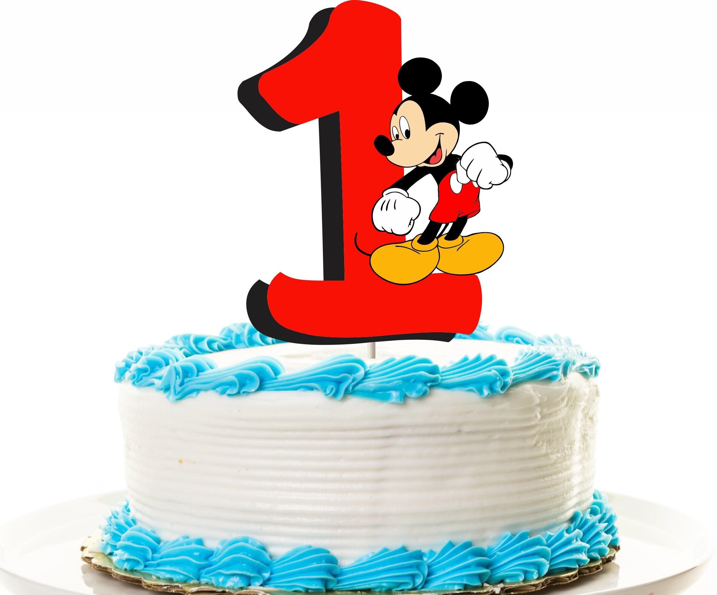 mickey mouse cake topper first birthday topper or centerpiece etsy