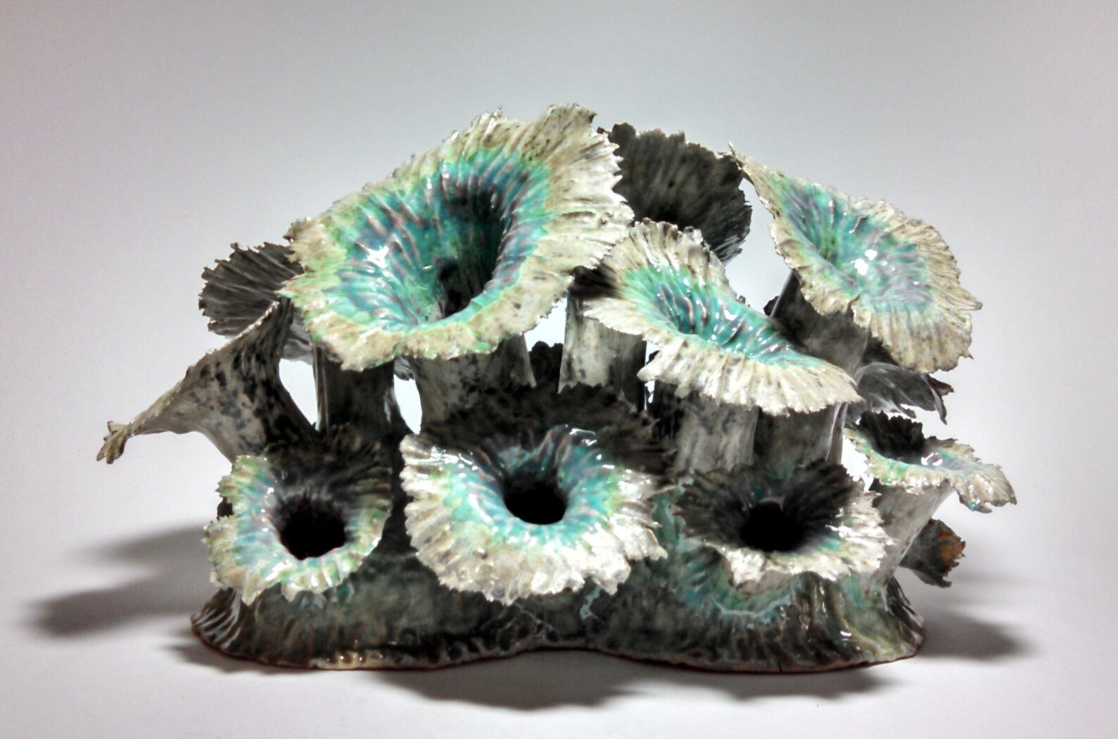 Sea Anemone Coral Reef Porcelain Ceramic Art Sculpture Ocean Etsy