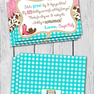 Vaquera fiesta gracias tarjeta vaquera fiesta western girl fiesta gracias tarjeta
