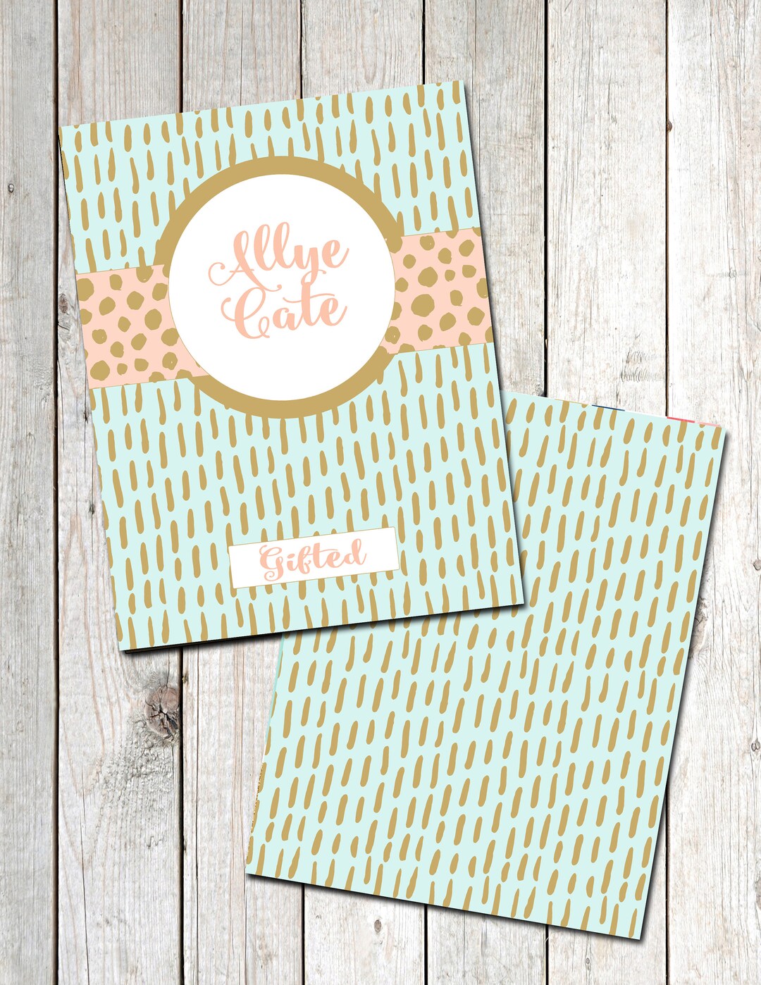 Binder Inserts, Personalized Printable Binder Inserts, Abstract Binder