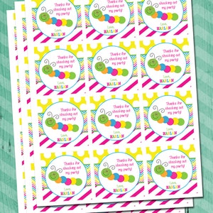 Reading Party Favor Bookworm Party Favor Tags Book Swap Favor Tags