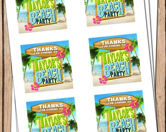 Teen Beach Movie Favor Tags, Teen Beach Movie Party, Teen Beach Movie Birthday, Digital Download