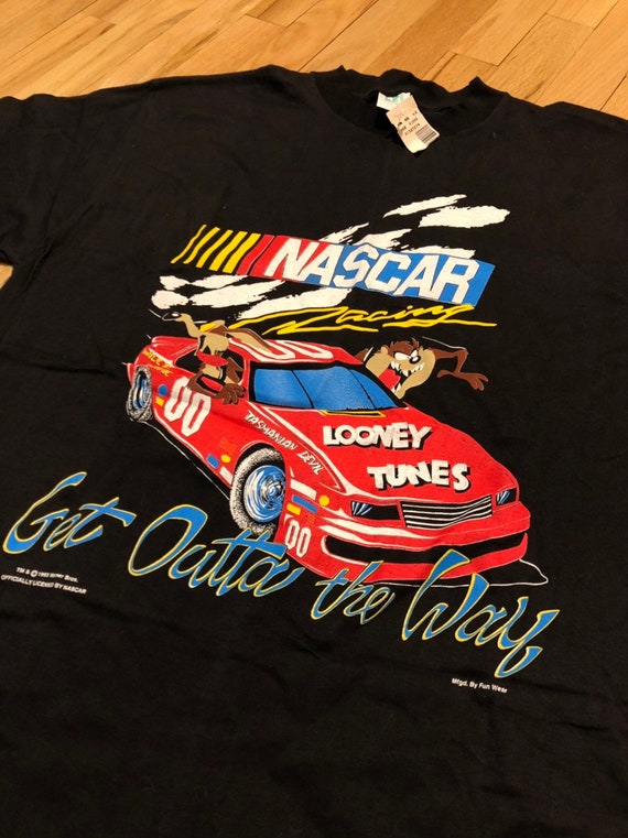 NOS Vintage Nascar X Looney Tunes 90's T-shirt Mens Large - Etsy