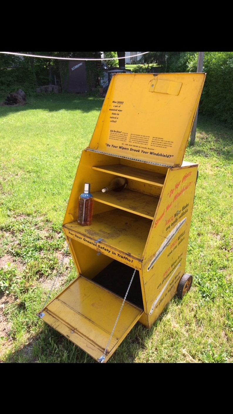 Vintage Anco Windshield Wiper Garage Cart Perfect Bar Cart Etsy