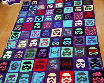 Modèle de couverture au crochet Stormtrooper Star Wars