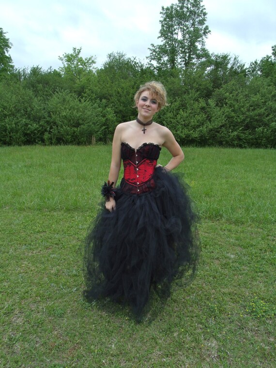 steampunk prom dress
