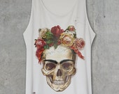 Skull Off White Tank Top Shirt