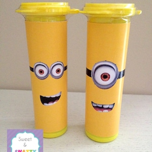 Download istantaneo - Involucri per tubi Mini M&M's - Bomboniere Minion