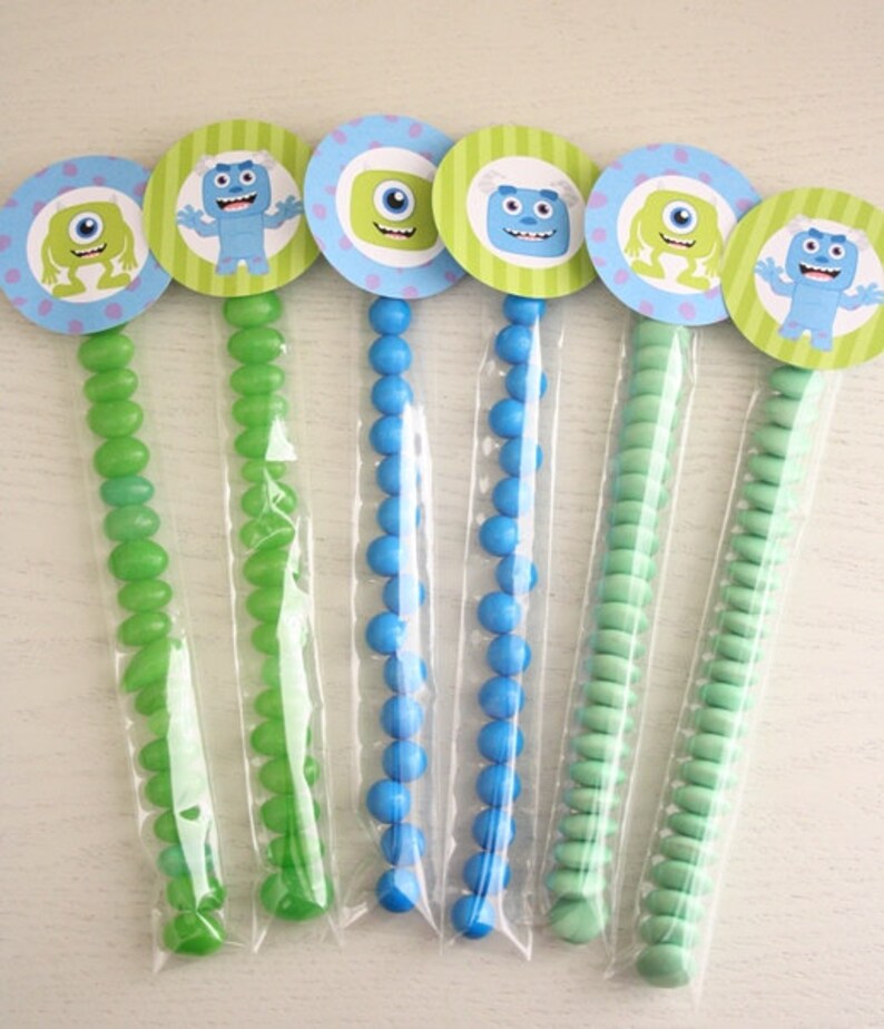 Instant Download - 2 Inch Circle Toppers - Monsters Inc / Monsters ...