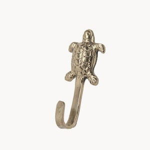 Handmade Brass Mini Turtle Hook - Wall Hook | Turtle hook| Hook Design| Coat racks