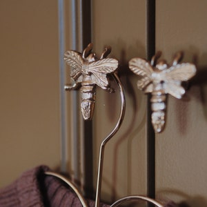 Handmade Brass Queen Bee Knob - Drawer Knob | Cabinet knobs| Hook| Pommel| decorative button