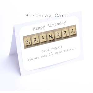 Grandad Birthday Card -- Grandpa, Grandpop, Grampa, Gramps, Papa, Pa, Grandfather, Pops Birthday Cards