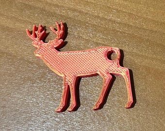 3D Printed Deer Keychain