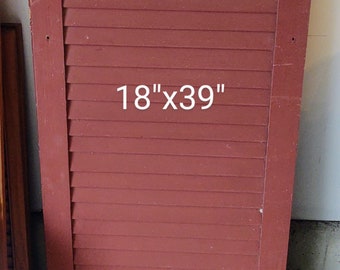 One Wood Shutter - Pick your paint