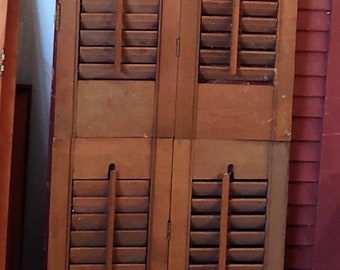 Sets of 4 Wood Shutters - as is or distressed painted