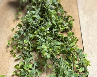 Vine 34” bush, Faux Greenery, Trailing Vine Decor, Faux Floral Home Decor, Hanging Greenery, Rustic Farmhouse Greenery