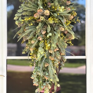 Farmhouse wreath, Farmhouse front door wreath, wreath for front door, Spring wreaths, front door wreaths, Everyday wreath, farmhouse rustic