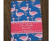 Flamingo notebook handmade