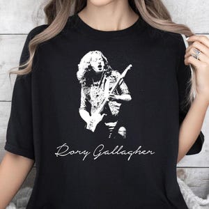 Rory T-Shirts Gallagher, maglietta da uomo a maniche corte