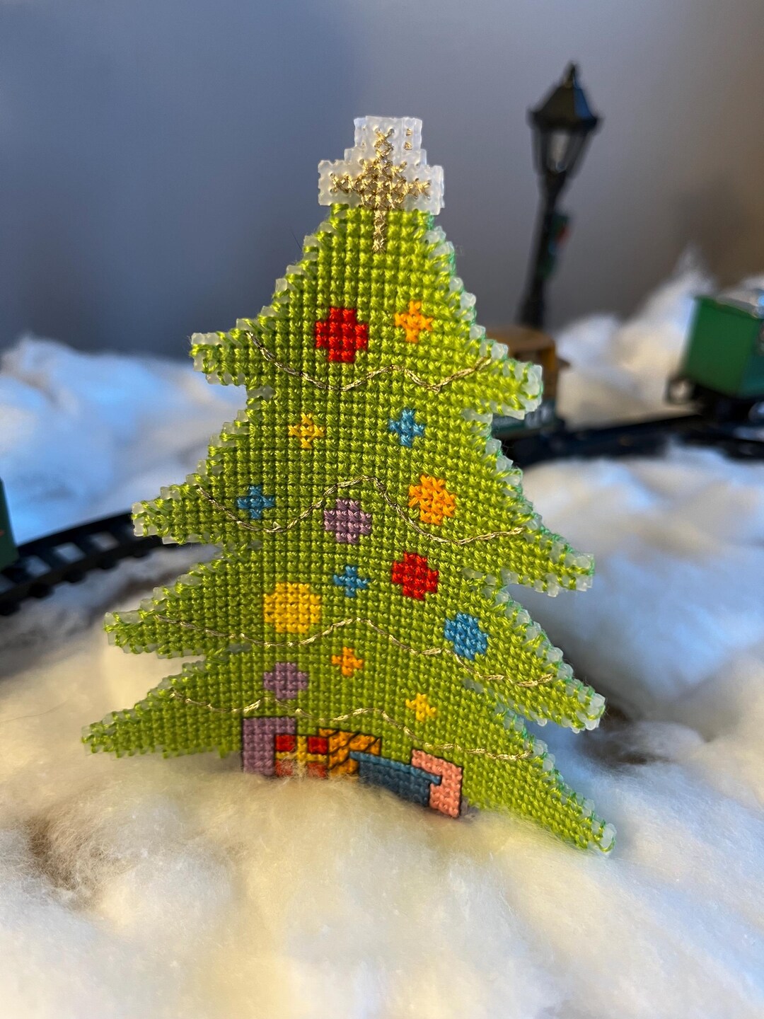 3D Christmas Tree Cross Stitch Pattern - Etsy
