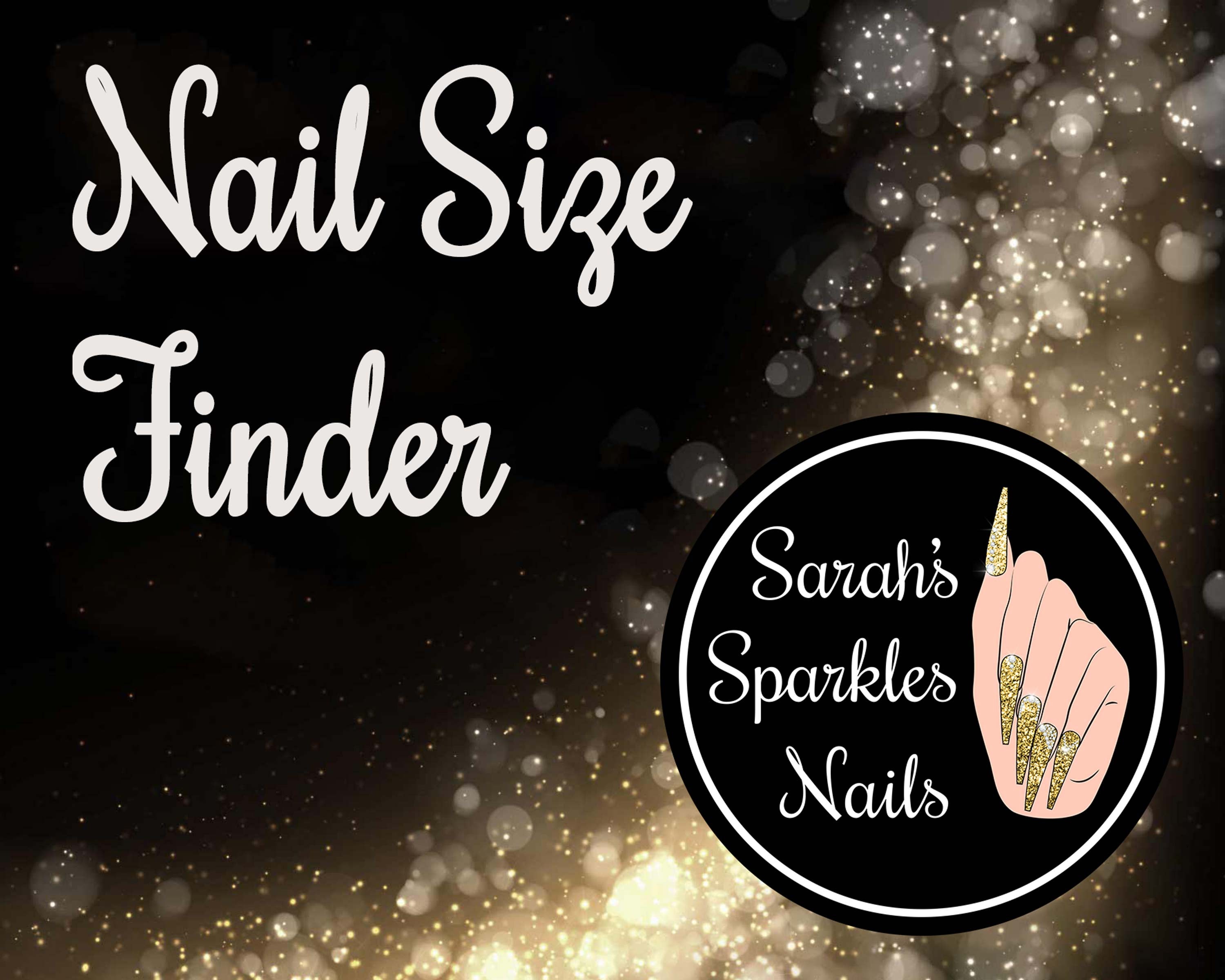 Press on Nail Sizing Kit Nail Size Finder Sample Nail - Etsy