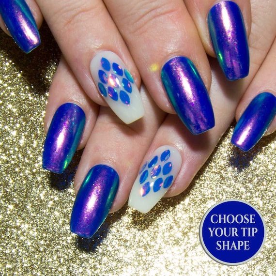 Featured image of post Acrylic Nails Blue And Purple / Acrylic nails often get a lot of bad press.