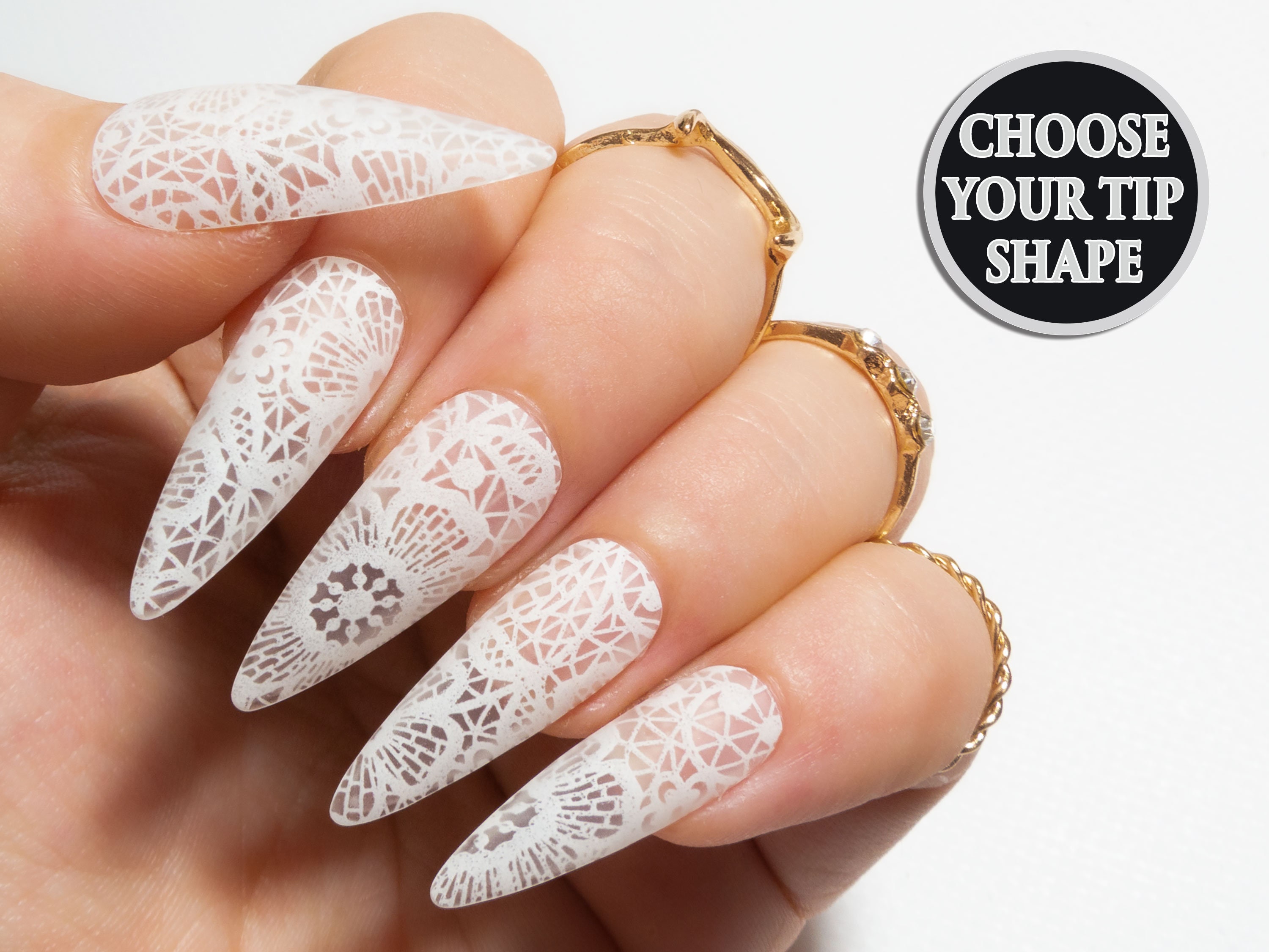 Bridal Nail Set - Etsy