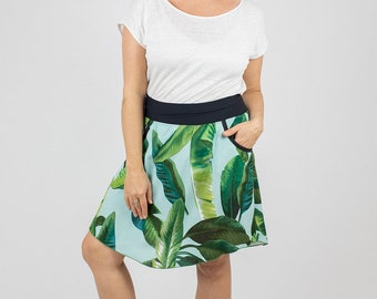 Rayon Pocket Skirt