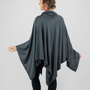 MERINO WOOL PONCHO, Australian Made, cozy, fantasy, medieval, cosplay, handmade. image 4