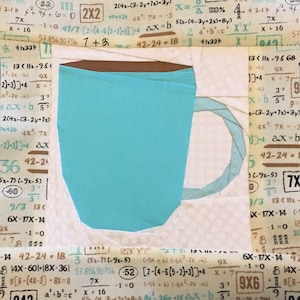 Mug Foundation Paper Piecing Pattern