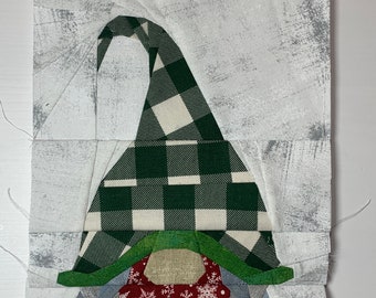 Oh Gnome You Didn't Foundation Paper Piecing Pattern