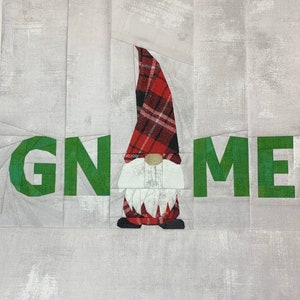 Gnome is Home Foundation Paper Piecing Pattern