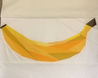 Geometric Banana Foundation Paper Piecing Pattern