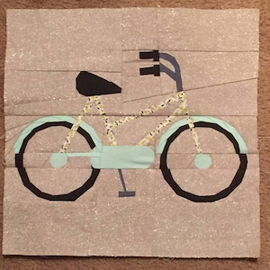 Bicycle Foundation Paper Piecing Pattern