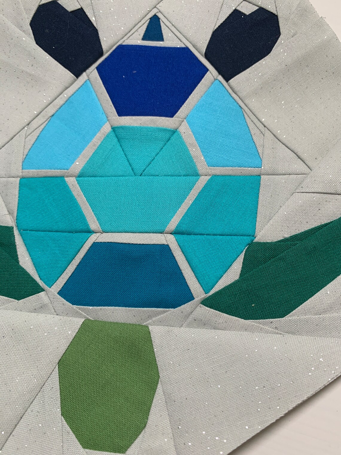 Turtle 2.0 Foundation Paper Piecing Pattern Swimming Hawaii - Etsy