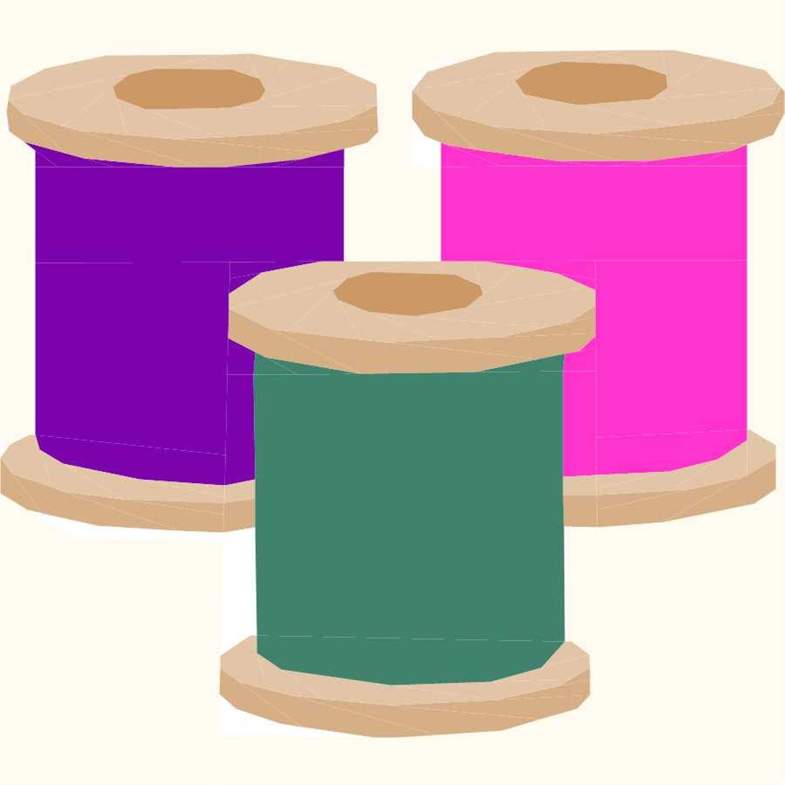Spools of Thread Foundation Paper Piecing Pattern - Etsy