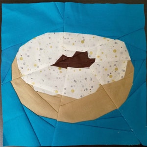 Donut Foundation Paper Piecing Pattern